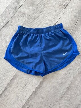 Nike Dri-Fit Tempo Running Shorts Blue Heathered - Size M.